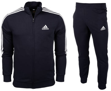 Chándal Hombre Adidas AEROREADY Essentials 3 bandas Conjunto Algodón - GK9977 - azul oscuro - depor8
